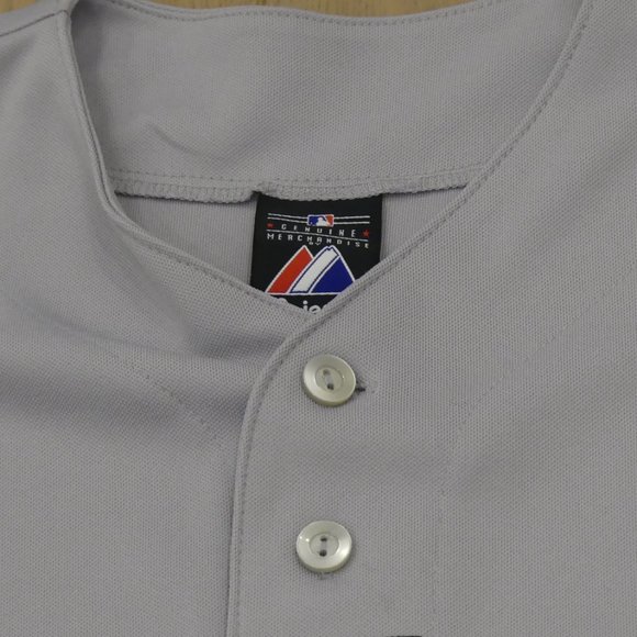 Toronto Blue Jays Majestic Genuine Merchandise Grey Small Jersey - Picture 4 of 7